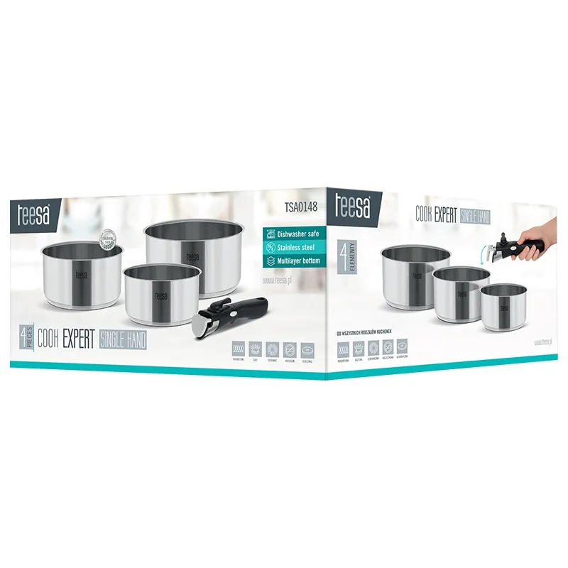 Set 3 Oale Maner Detasabil Cook Expert Teesa