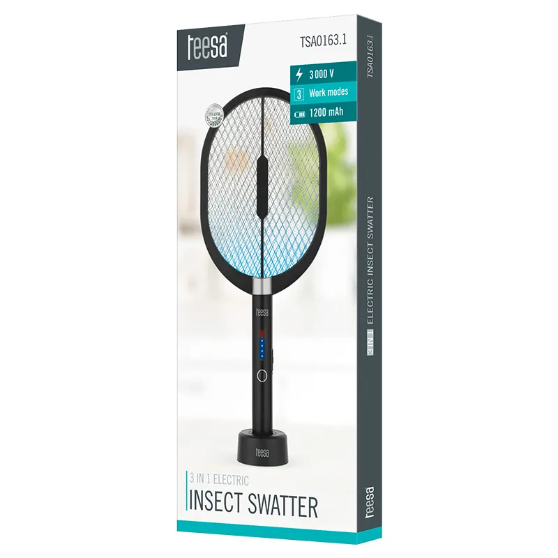 Paleta Electrica Swatter Anti-Insecte Teesa