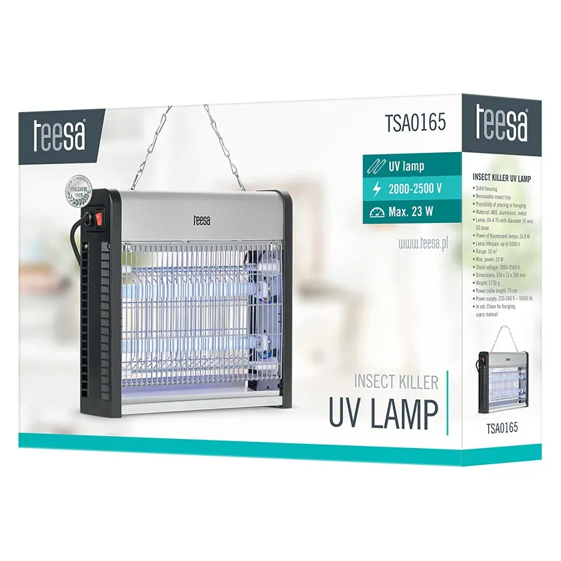 Lampa UV Anti Insecte 2 X 8W Teesa