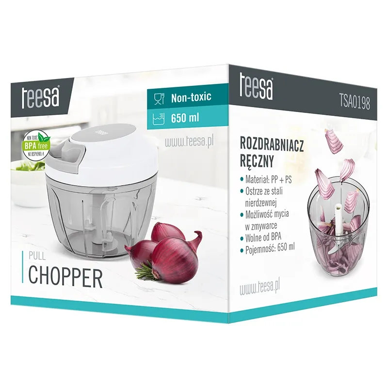 Chopper Manual 650ML Teesa