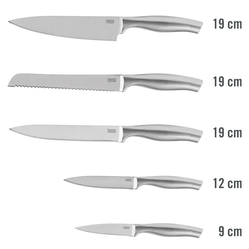 Set 5 Cutite in Bloc Lemn Teesa
