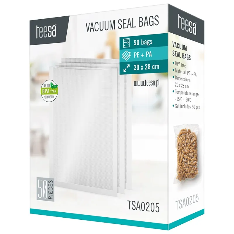 Pungi Ambalare in Vid 20X28 50 Buc Teesa