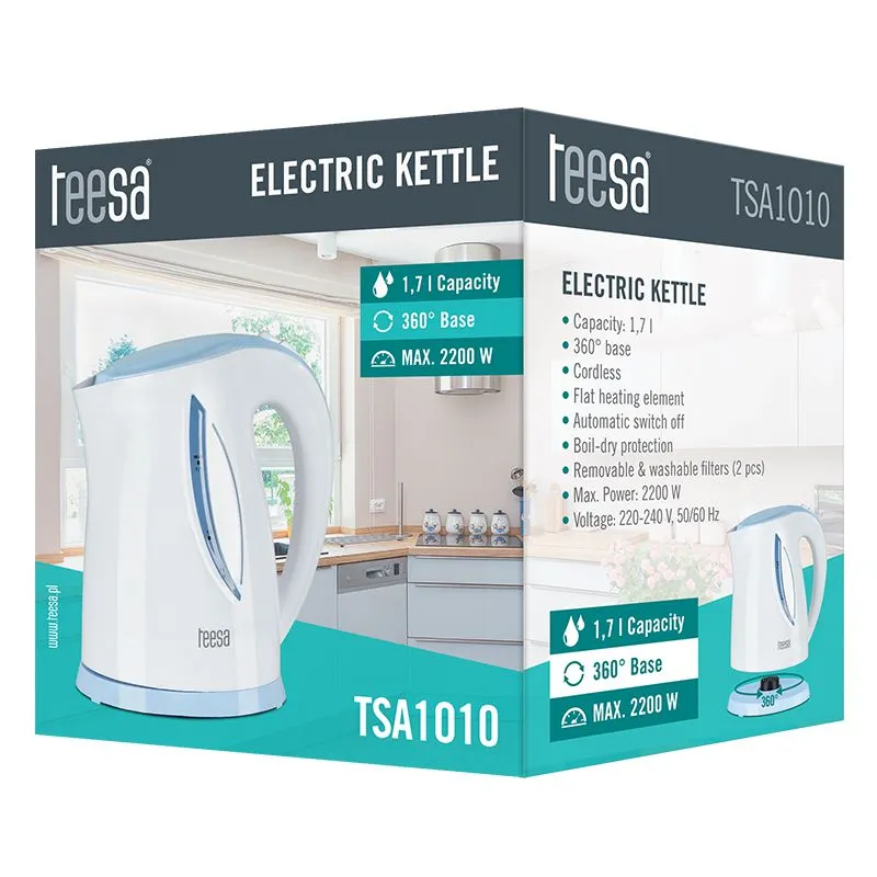 Fierbator Electric Cordless 1.7L Teesa