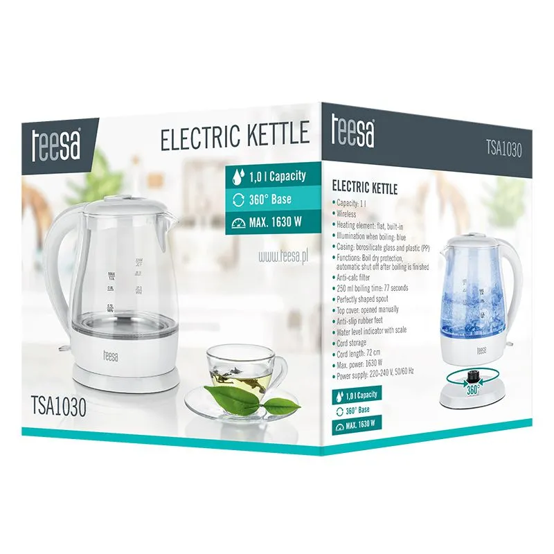 Fierbator Electric Cordless 1L Teesa