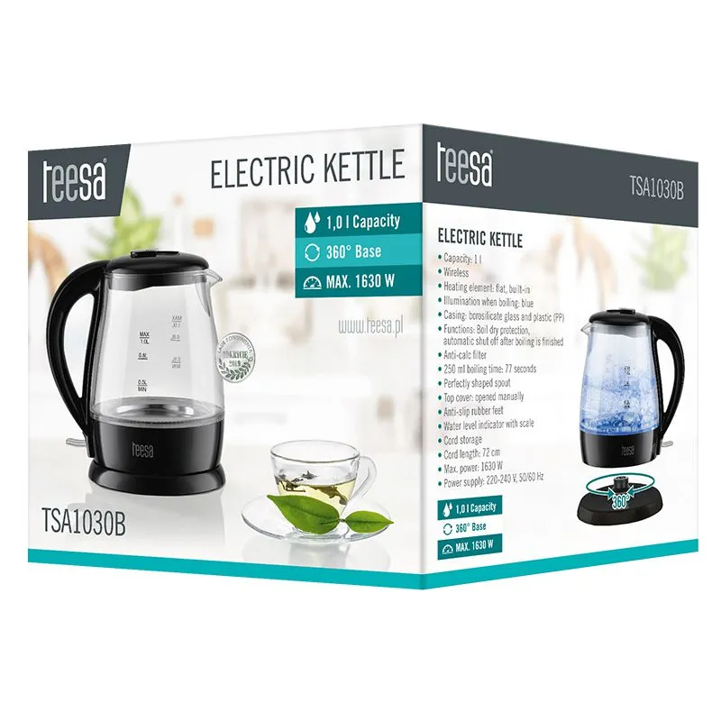 Fierbator Electric Cordless 1L Teesa