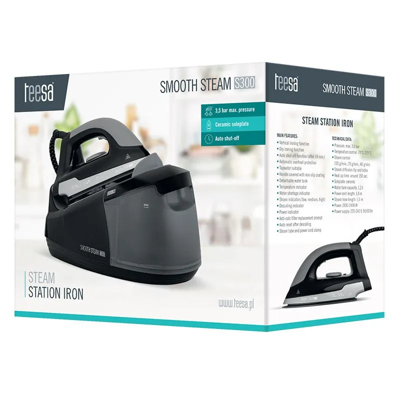 Statie de Calcat cu Aburi Smooth Steam S300 Teesa