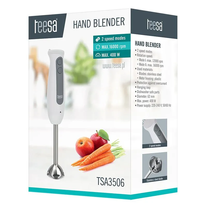 Blender Mana Alb 400W Teesa