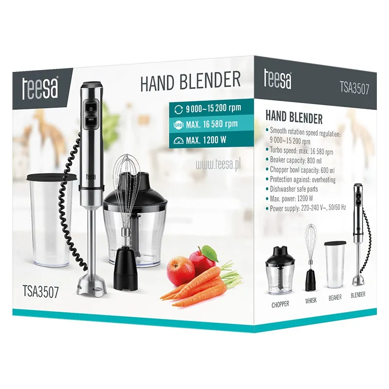 Set Blender Mana 1200W Teesa
