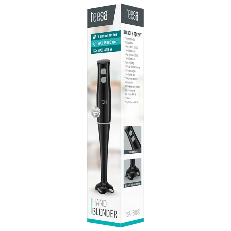 Blender Mana Negru 400W Teesa