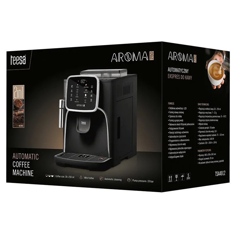 Espressor Automat 19 Bari Aroma 750 Teesa