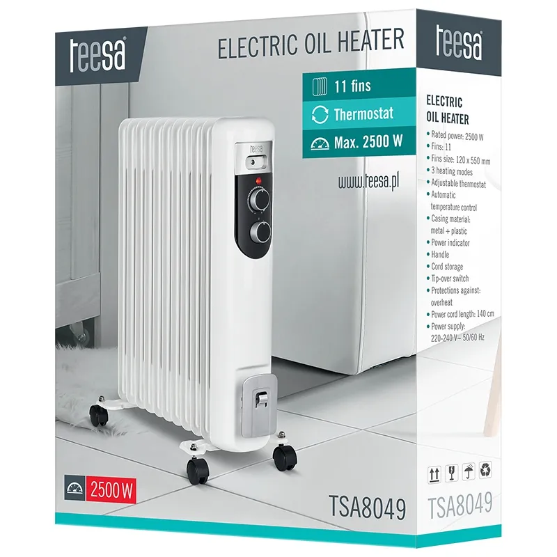 Radiator Ulei 11 Elementi 2500W Teesa