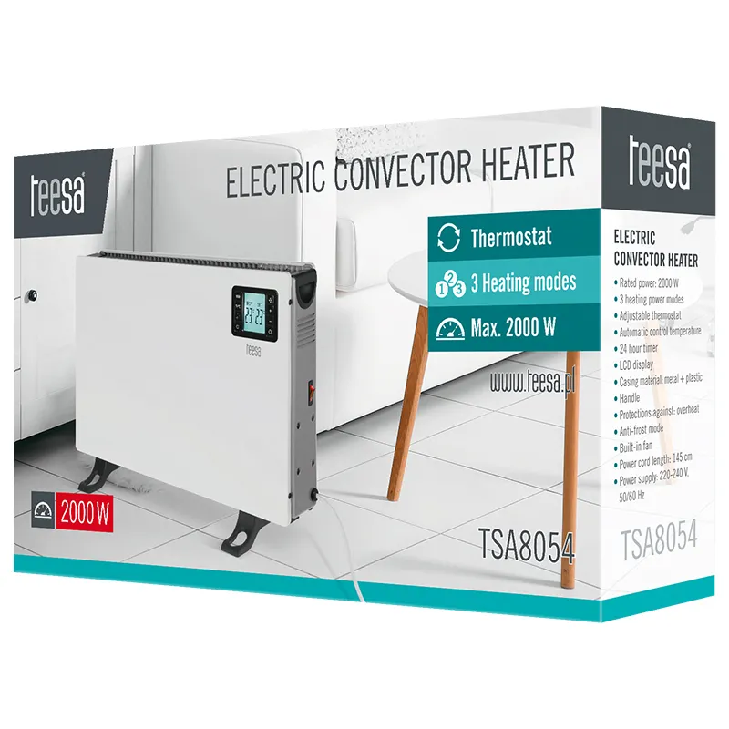 Convector Incalzire Ecran LCD 3 Trepte 2000W Teesa