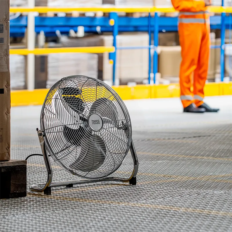 Ventilator Podea 40CM 3 Viteze 90W Teesa