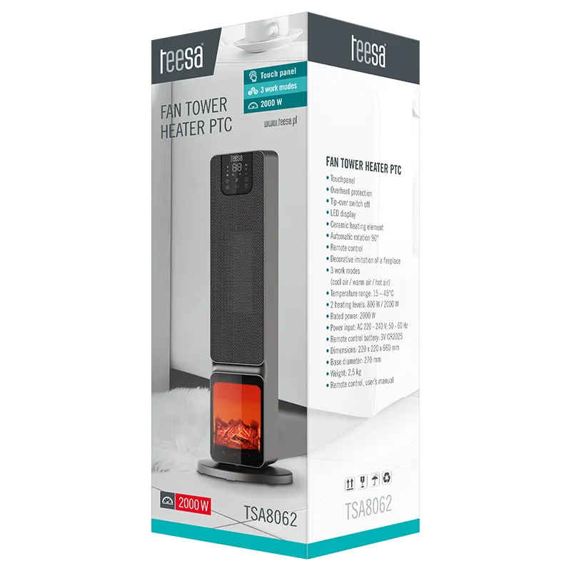 Aeroterma Turn Imitatie Semineu Ptc 2000W Teesa