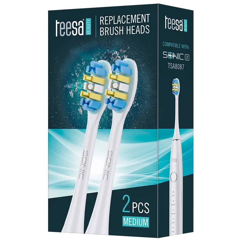 Set 2 Rezerve Periuta de Dinti Teesa Sonic 2 TSA8087-W