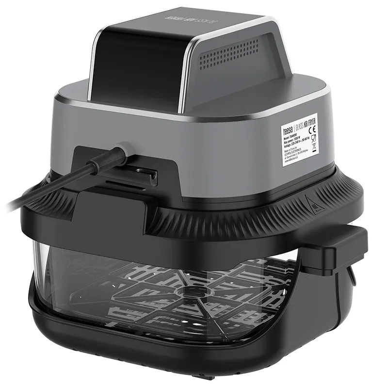 Friteuza Glass Airfryer 4L+1.5L 1500W Teesa