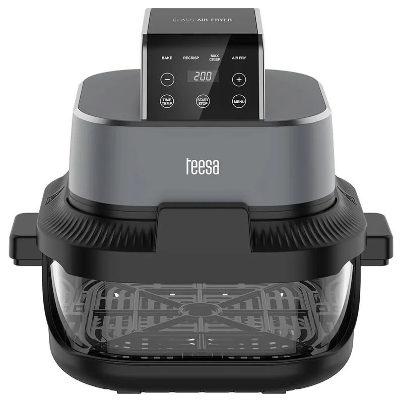 Friteuza Glass Airfryer 4L+1.5L 1500W Teesa