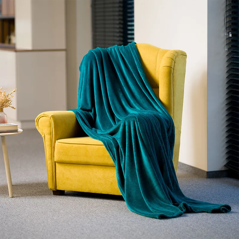 Patura Fleece Polar 200X220CM Verde Teesa