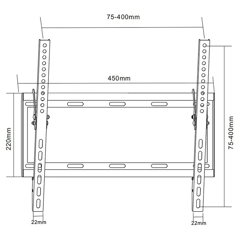Suport Universal LED TV 26 inch-55 inch cu Inclinare