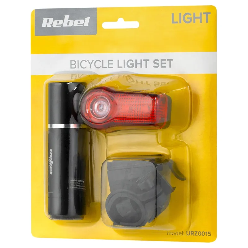 Set Lumini Fata Spate Bicicleta Rebel