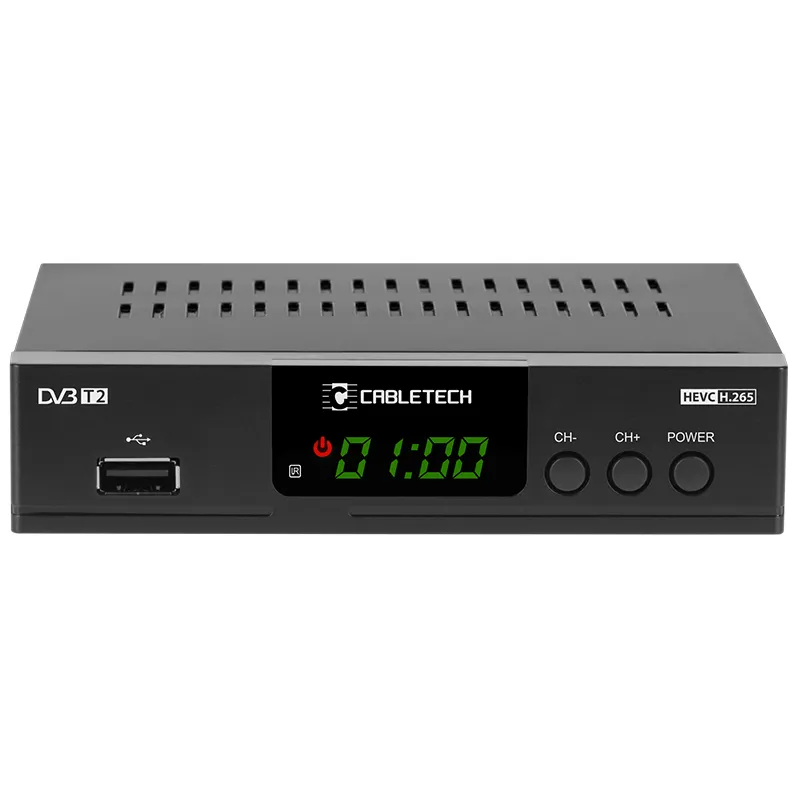 Tuner DVB-T2 H.265 HEVC LAN Cabletech