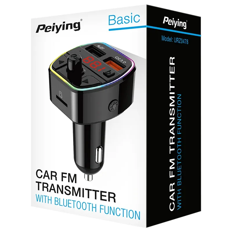Modulator FM Audio Bluetooth QC 3.0 2X USB