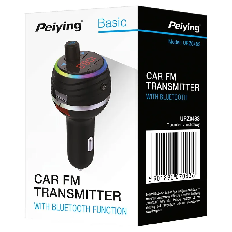 Modulator FM Audio Display Bluetooth Peiying