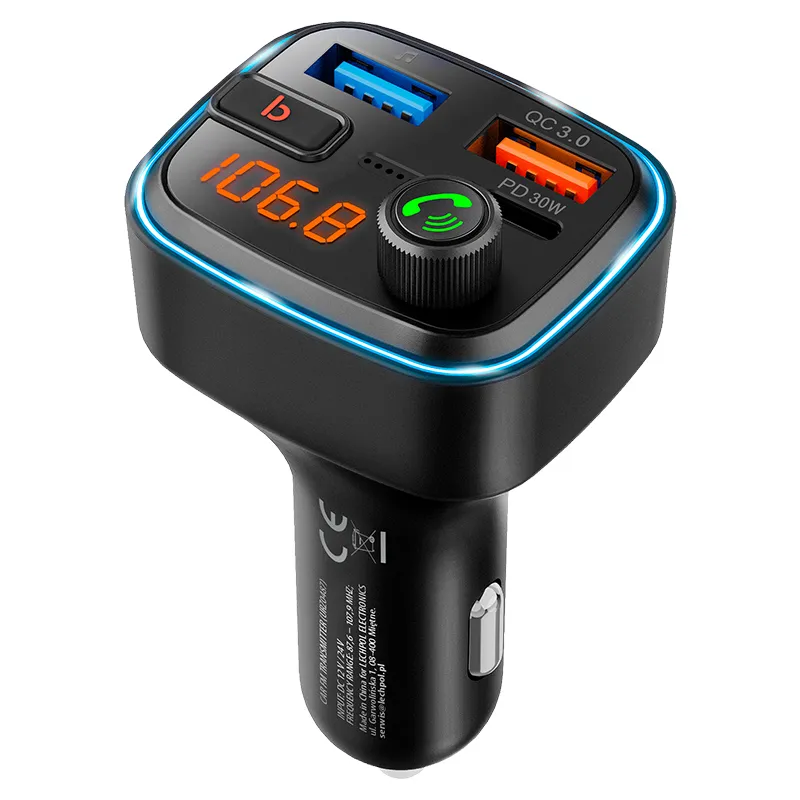 Modulator FM Audio Bluetooth USB