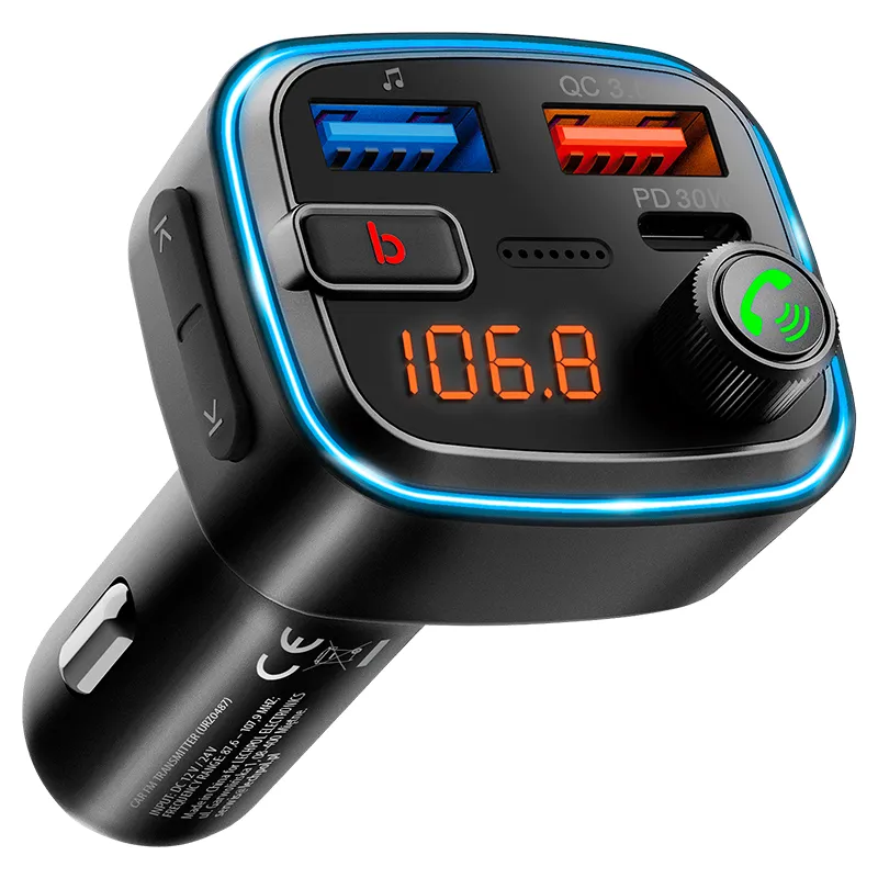 Modulator FM Audio Bluetooth USB