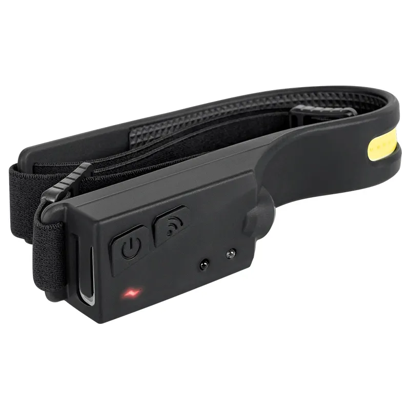 Lanterna Frunte  LED + COB 3W + 5W cu Acumulator Rebel