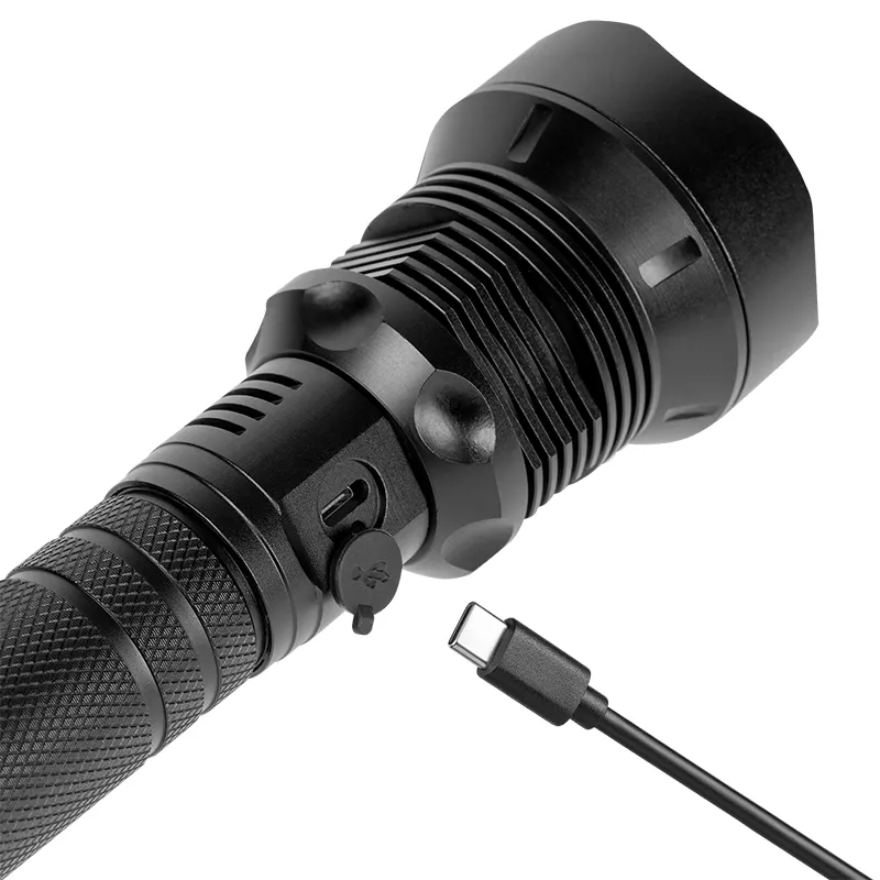 Lanterna 20W cu 2 Acumulatori 26650 Rebel