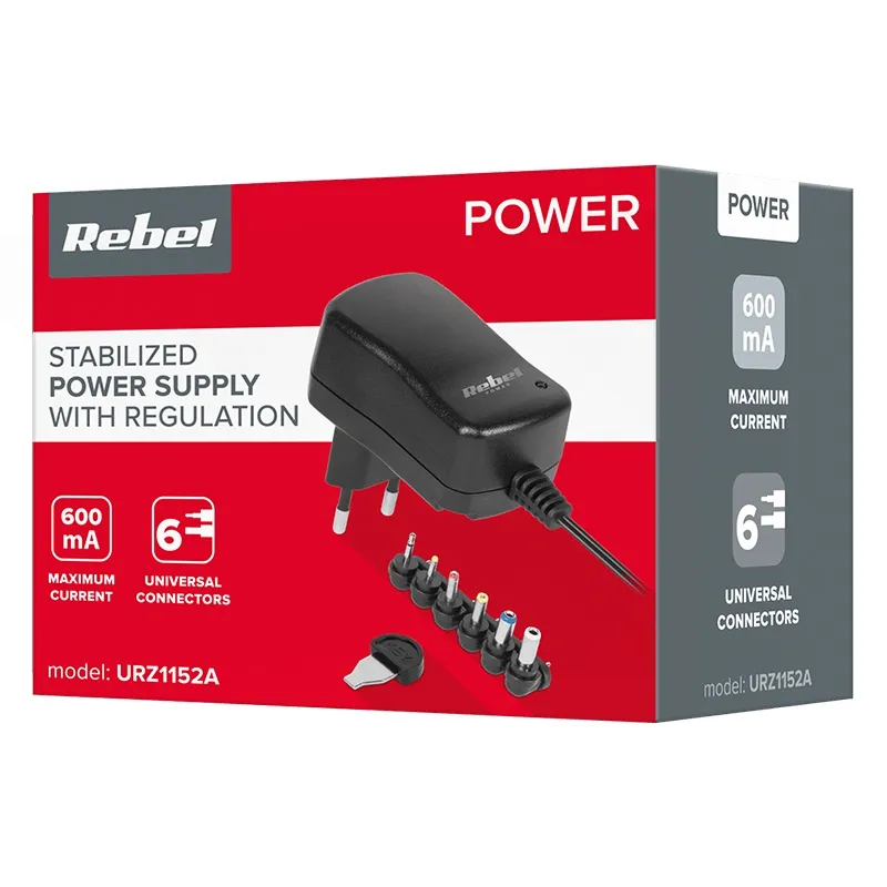 Alimentator Stabilizat Universal 600MA Rebel