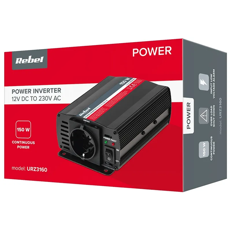 Invertor 12V/230V 150W Rebel