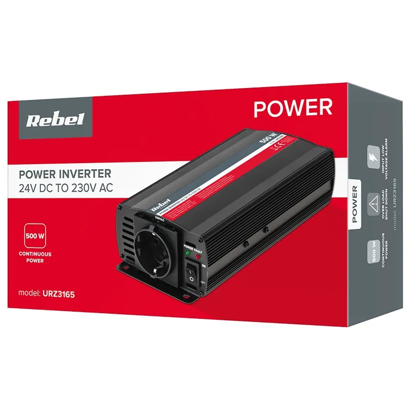 Invertor 24V/230V 500W Rebel