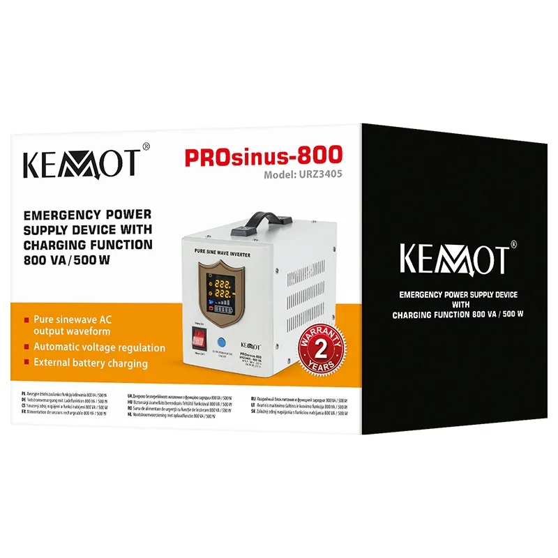 UPS Centrale Termice Sinus Pur 800VA/500W 12V Kemot