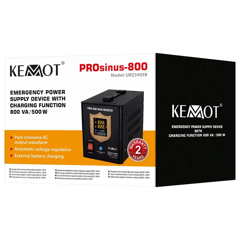 UPS Centrale Termice Sinus Pur 800VA/500W 12V Kemot
