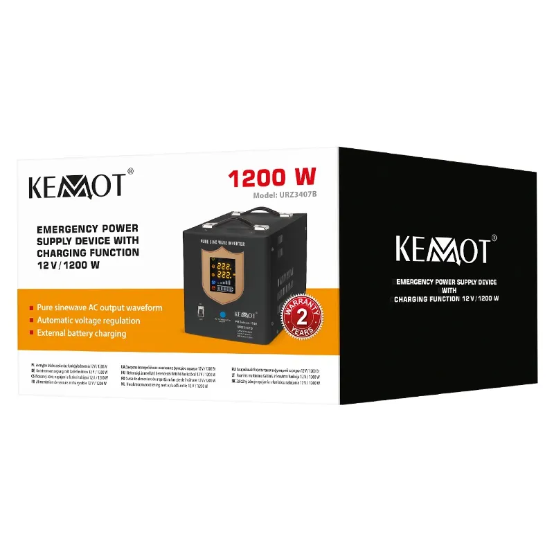 UPS Centrale Termice Sinus Pur 2000VA/1200W 12V Kemot