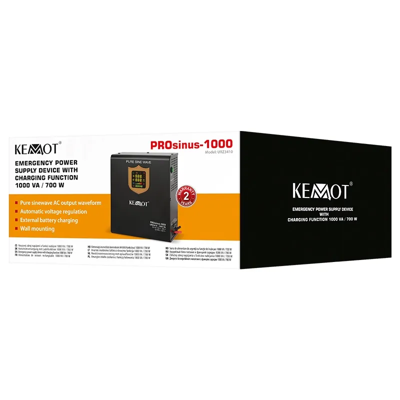UPS Centrale Termice Sinus Pur 1000VA/700W 12V Kemot