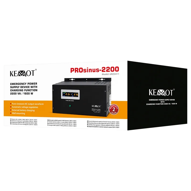 UPS Centrale Termice Sinus Pur 2200VA/1600W 12V Kemot