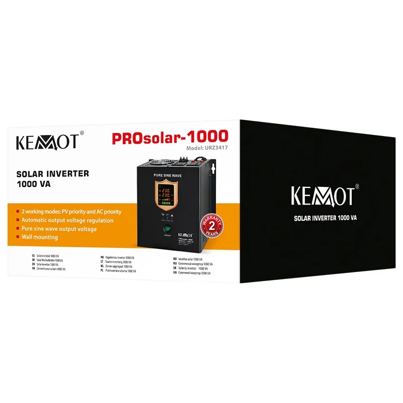 Invertor Solar 1000VA 12 V Prosolar-1000 Kemot