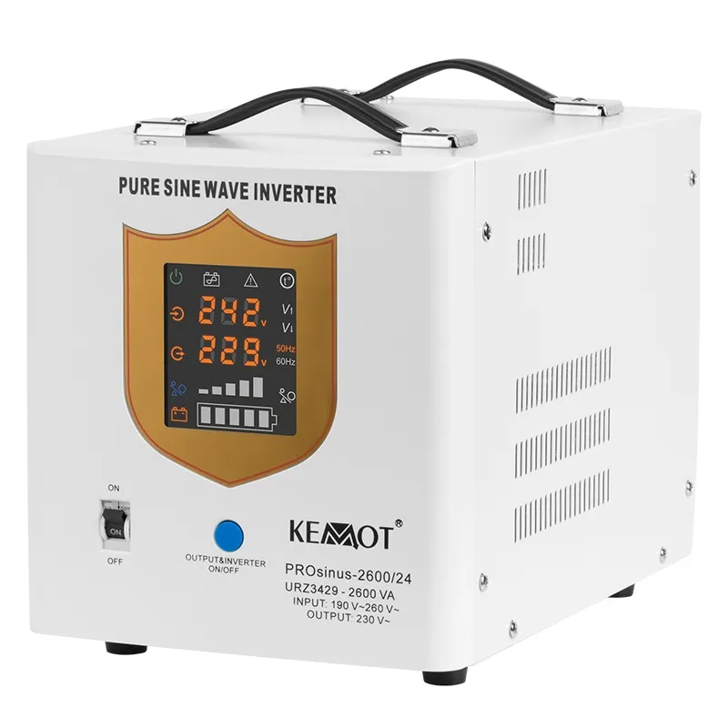 UPS Centrale Sinus Pur 2600VA/1800W 24V Kemot