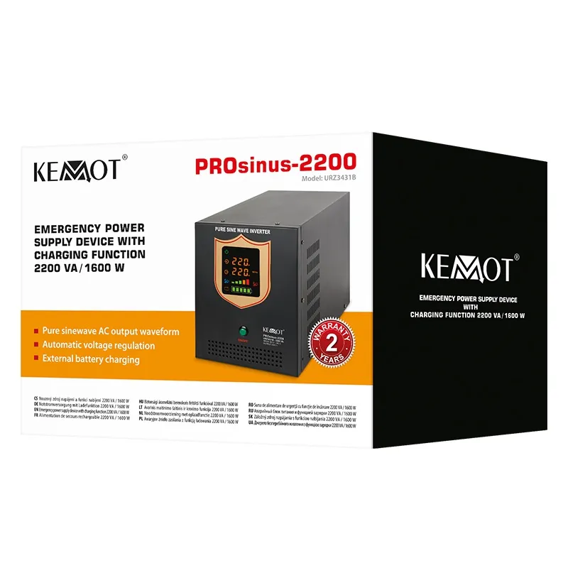 UPS Centrale Sinus Pur 2200VA/1600W 12V Kemot