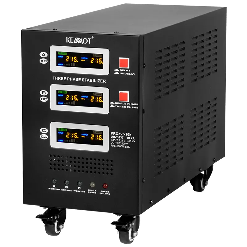 Stabilizator Servomotor Trifazat 10KVA Proavr-10K Kemot