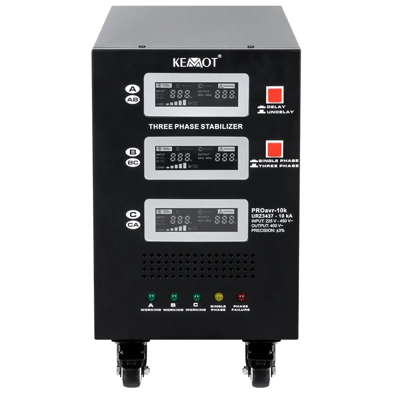 Stabilizator Servomotor Trifazat 10KVA Proavr-10K Kemot