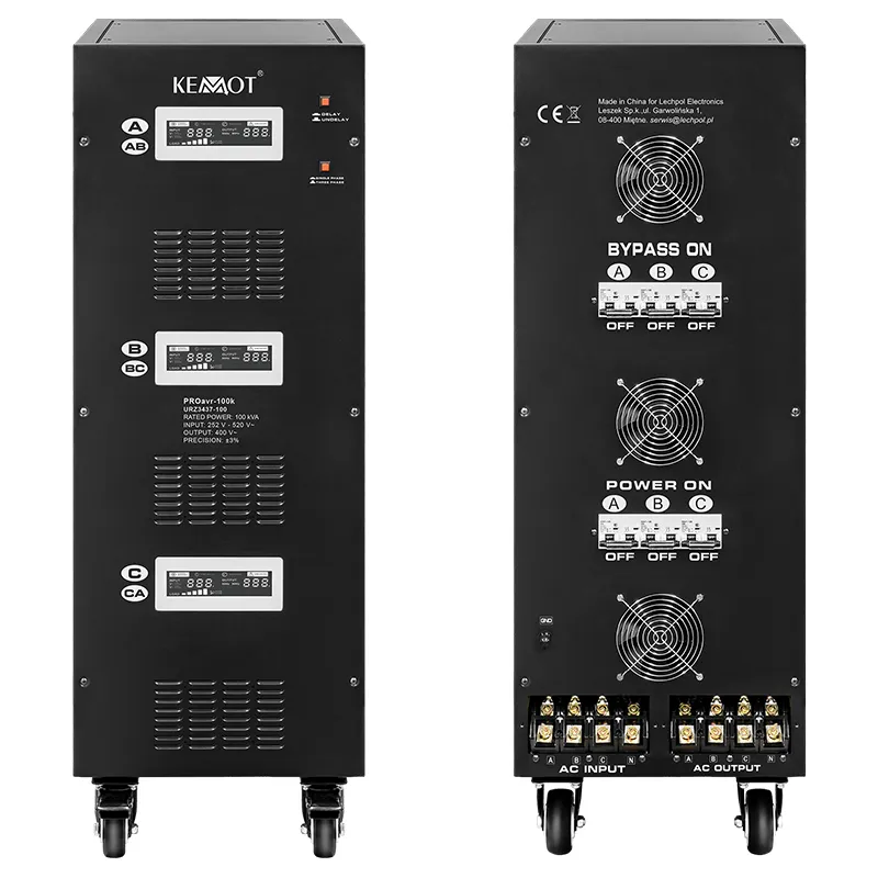 Stabilizator Servomotor Trifazat 100KVA Proavr-100K Kem