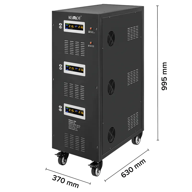Stabilizator Servomotor Trifazat 50KVA Proavr-50K Kemot