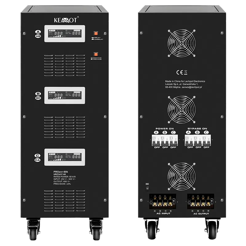 Stabilizator Servomotor Trifazat 60KVA Proavr-60K Kemot