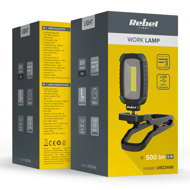 Lampa Atelier LED COB 5W Rebel
