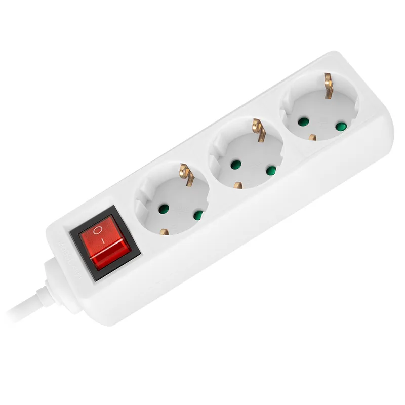 Prelungitor 3 Prize cu Intrerupator 3X1.0MM 1.5M Rebel