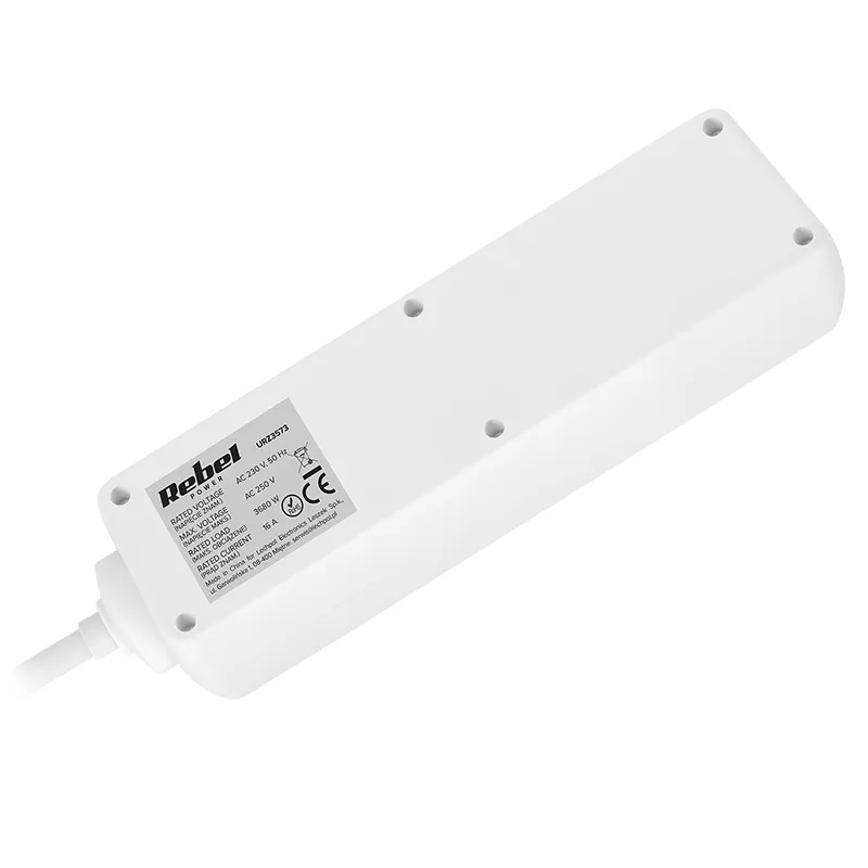 Prelungitor  3 Prize cu Intrerupator 3X1.5MM 5.0M Rebel